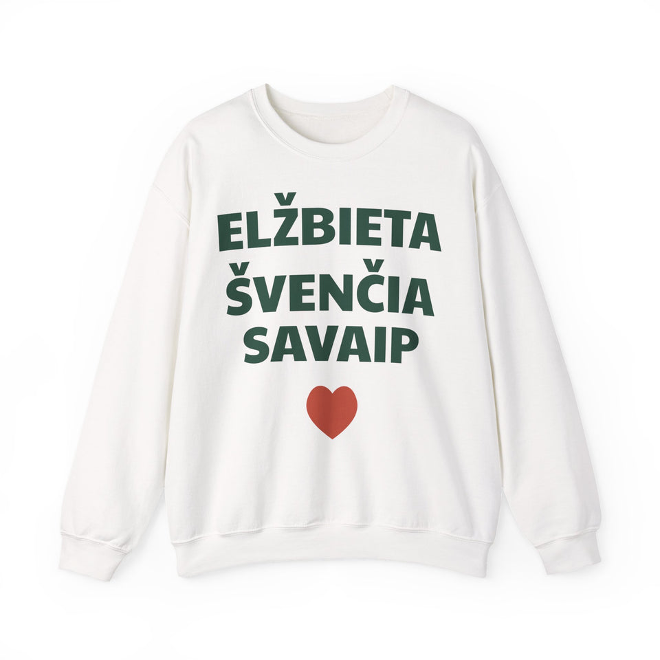 Elžbieta švenčia savaip — Džemperis, spauda priekyje