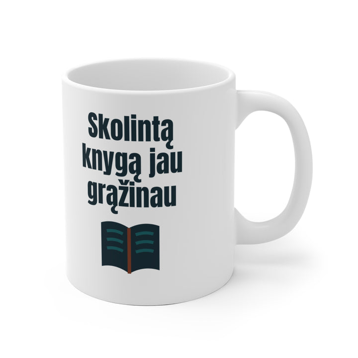 Skolintą knygą jau grąžinau