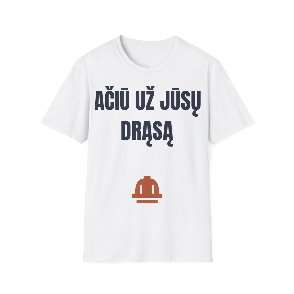 Ačiū už Jūsų drąsą — Marškinėliai, spaudos vaizdas