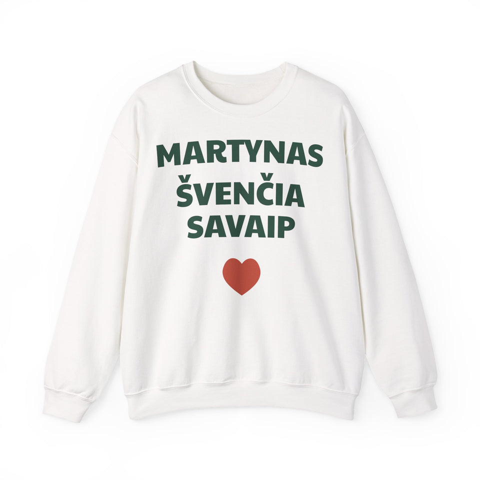 Martynas švenčia savaip — Džemperis, spauda priekyje