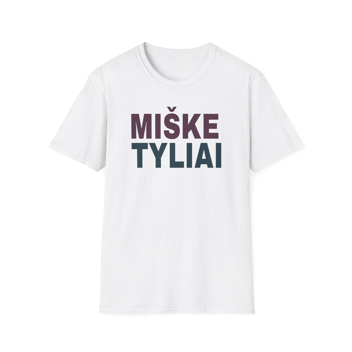 Marškinėliai „Miške tyliai“ — gaminio maketas 1