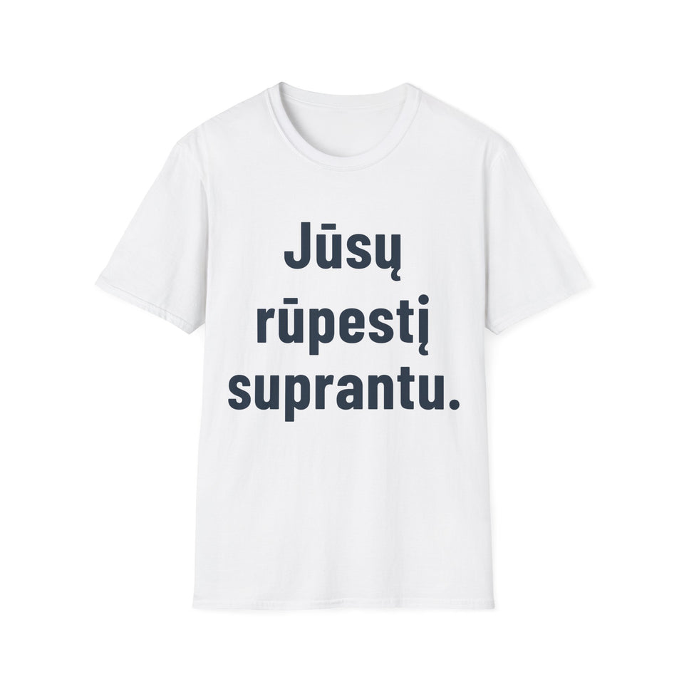 Jūsų rūpestį suprantu.