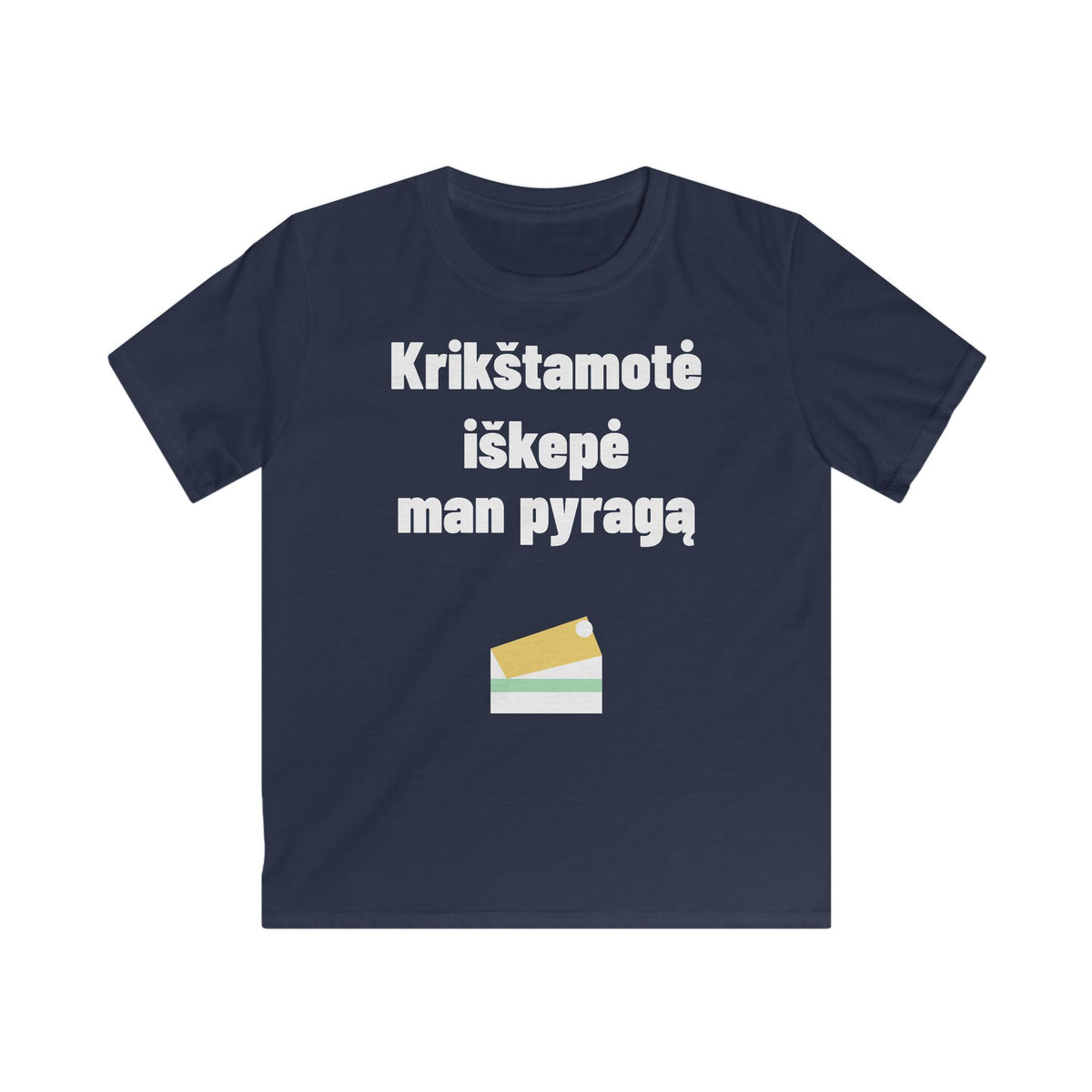 Krikštamotė iškepė man pyragą