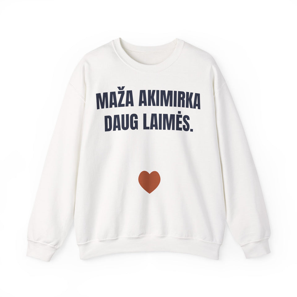 Maža akimirka. Daug laimės. — Džemperis, spaudos vaizdas