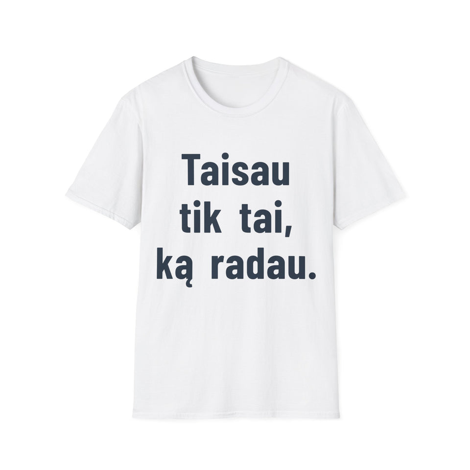 Taisau tik tai, ką radau.