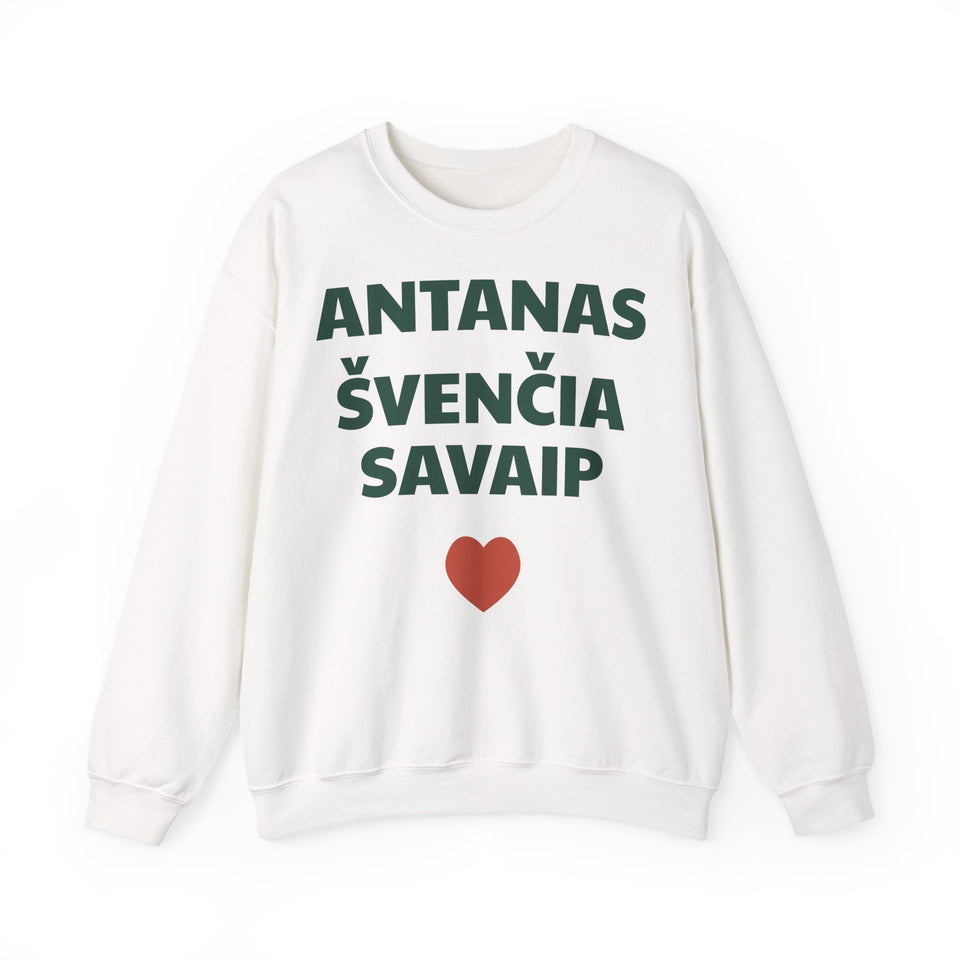 Antanas švenčia savaip — Džemperis, spauda priekyje
