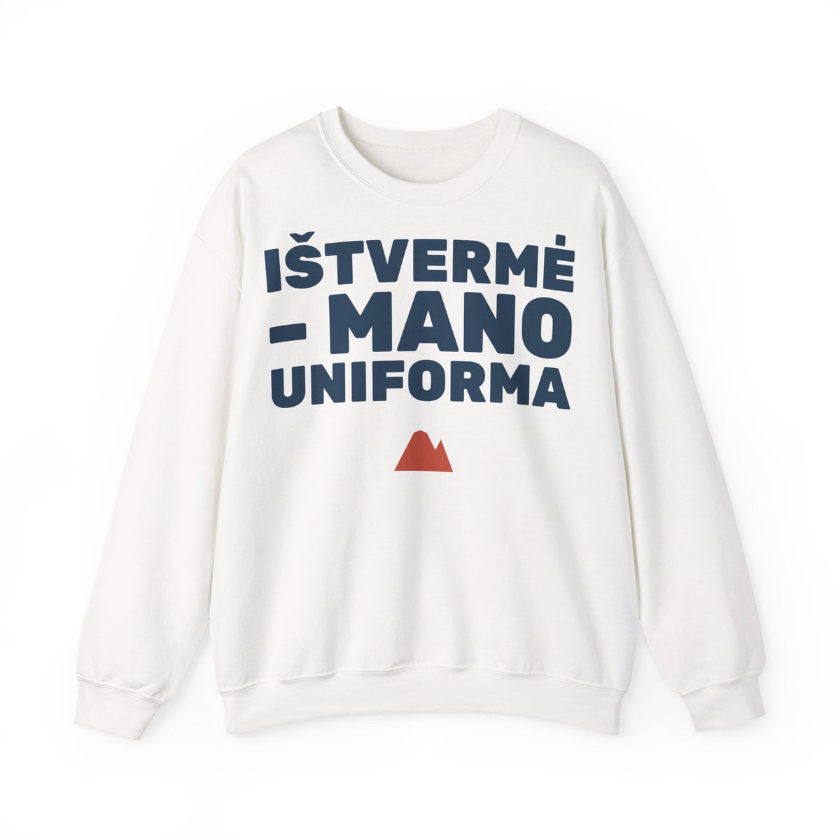 Ištvermė – mano uniforma — Džemperis, spaudos pusė