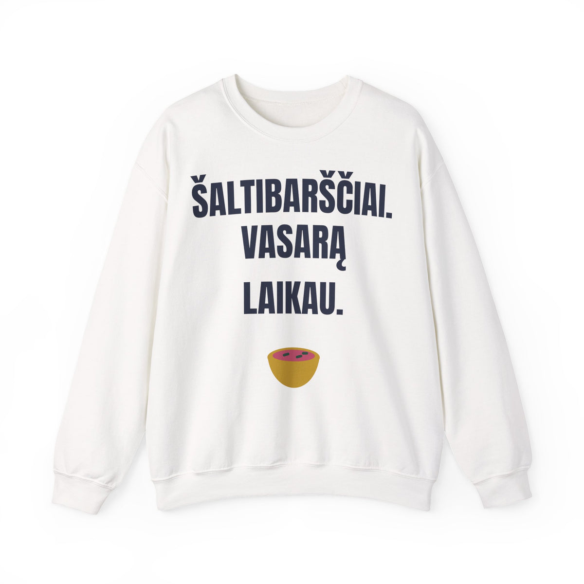 Šaltibarščiai. Vasarą laikau. — Džemperis, spauda priekyje