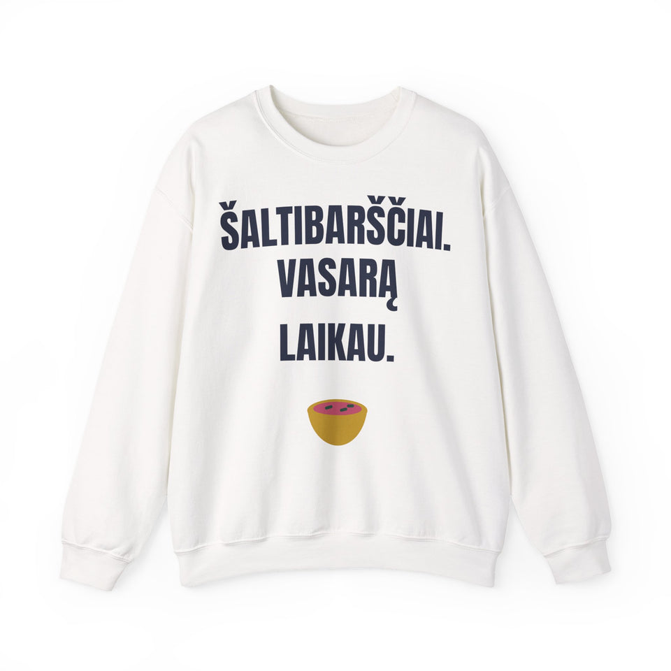 Šaltibarščiai. Vasarą laikau. — Džemperis, spauda priekyje
