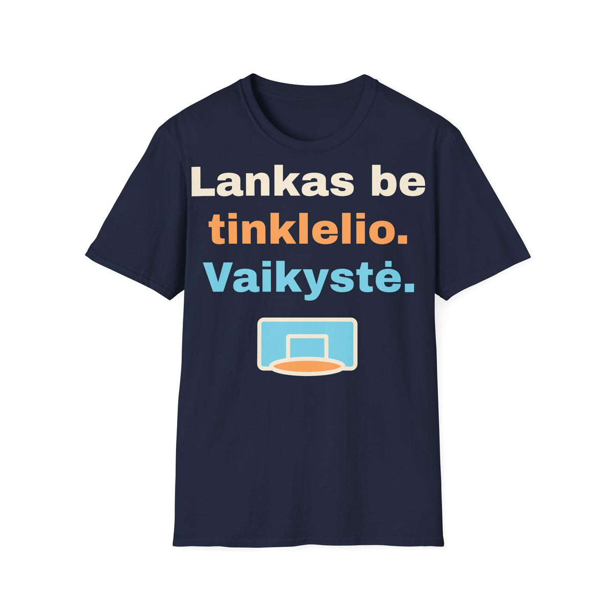 Lankas be tinklelio. Vaikystė.