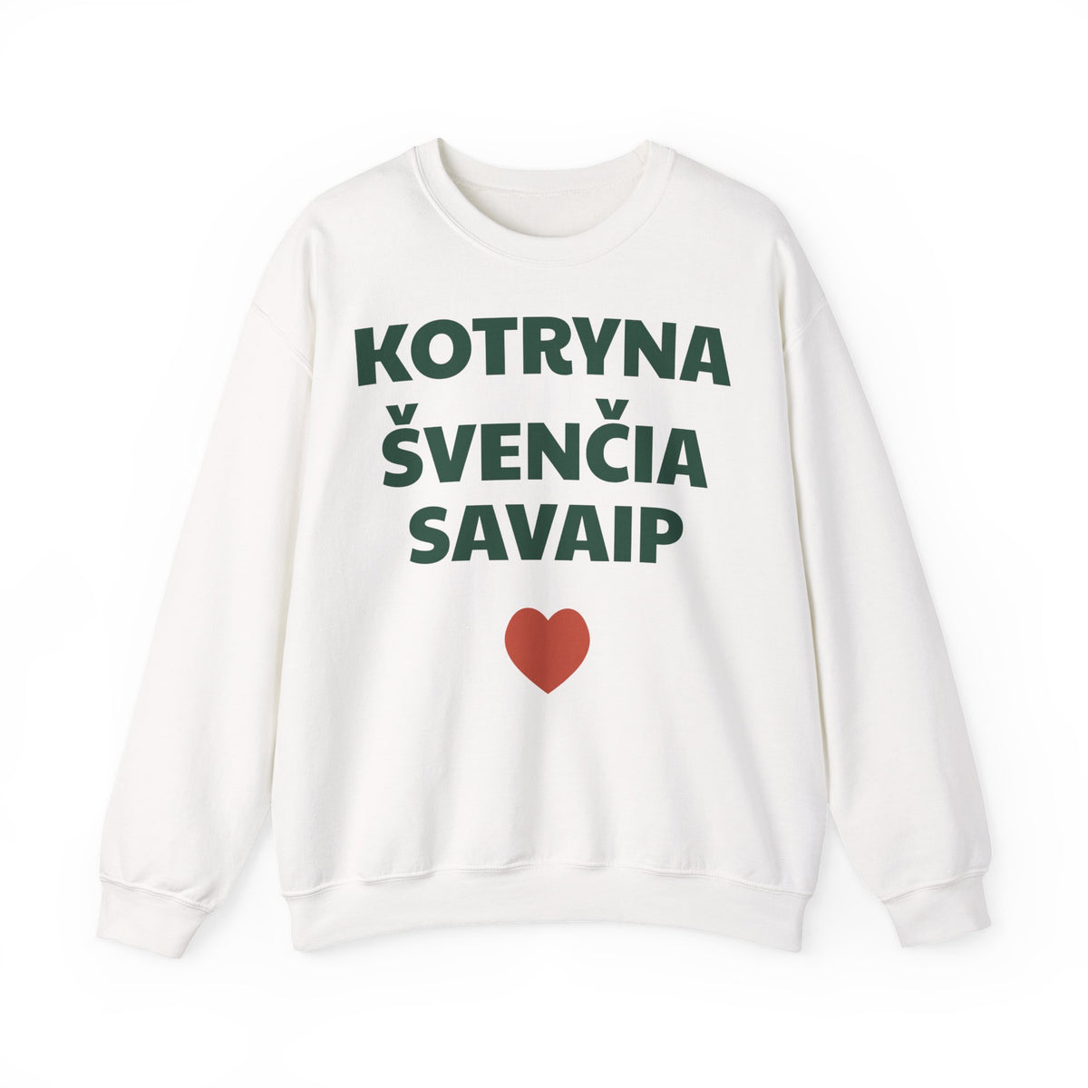 Kotryna švenčia savaip — Džemperis, spauda priekyje