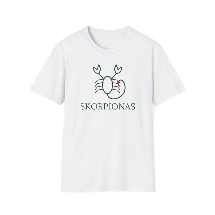 Marškinėliai „Skorpionas“ – Gildan 64000 gaminio vaizdas 1