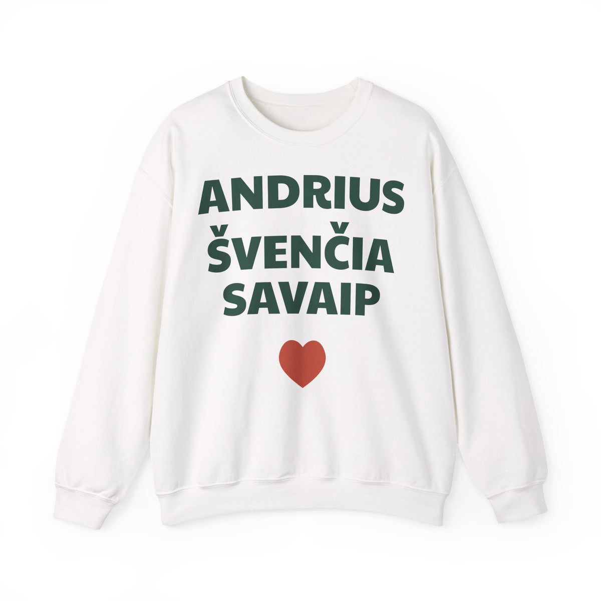 Andrius švenčia savaip — Džemperis, spauda priekyje