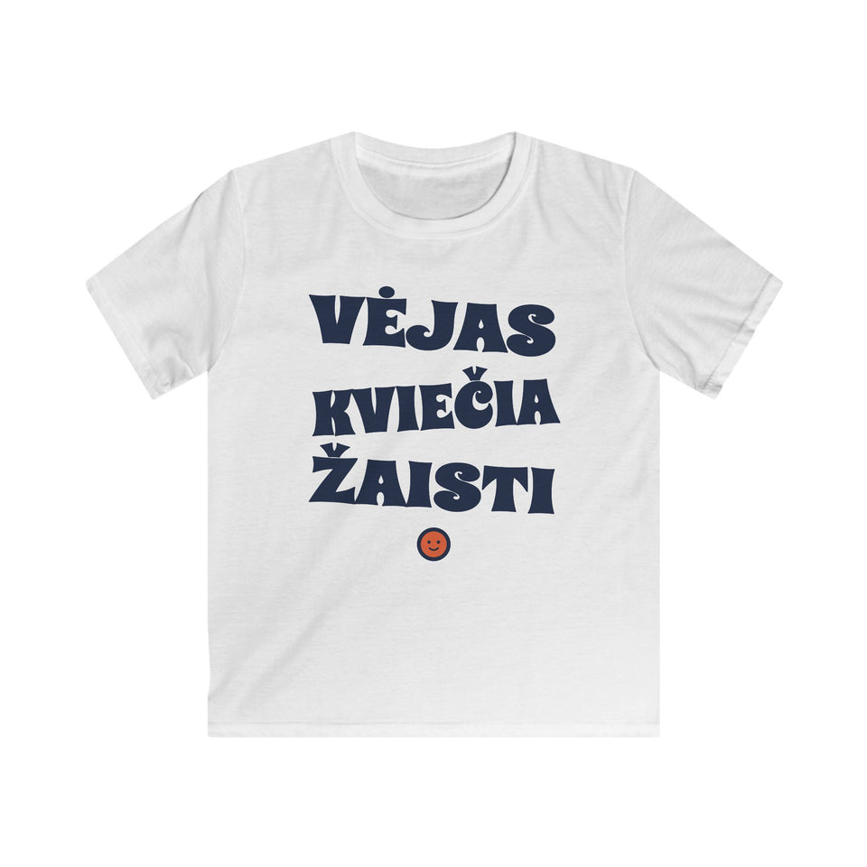 Vėjas kviečia žaisti.