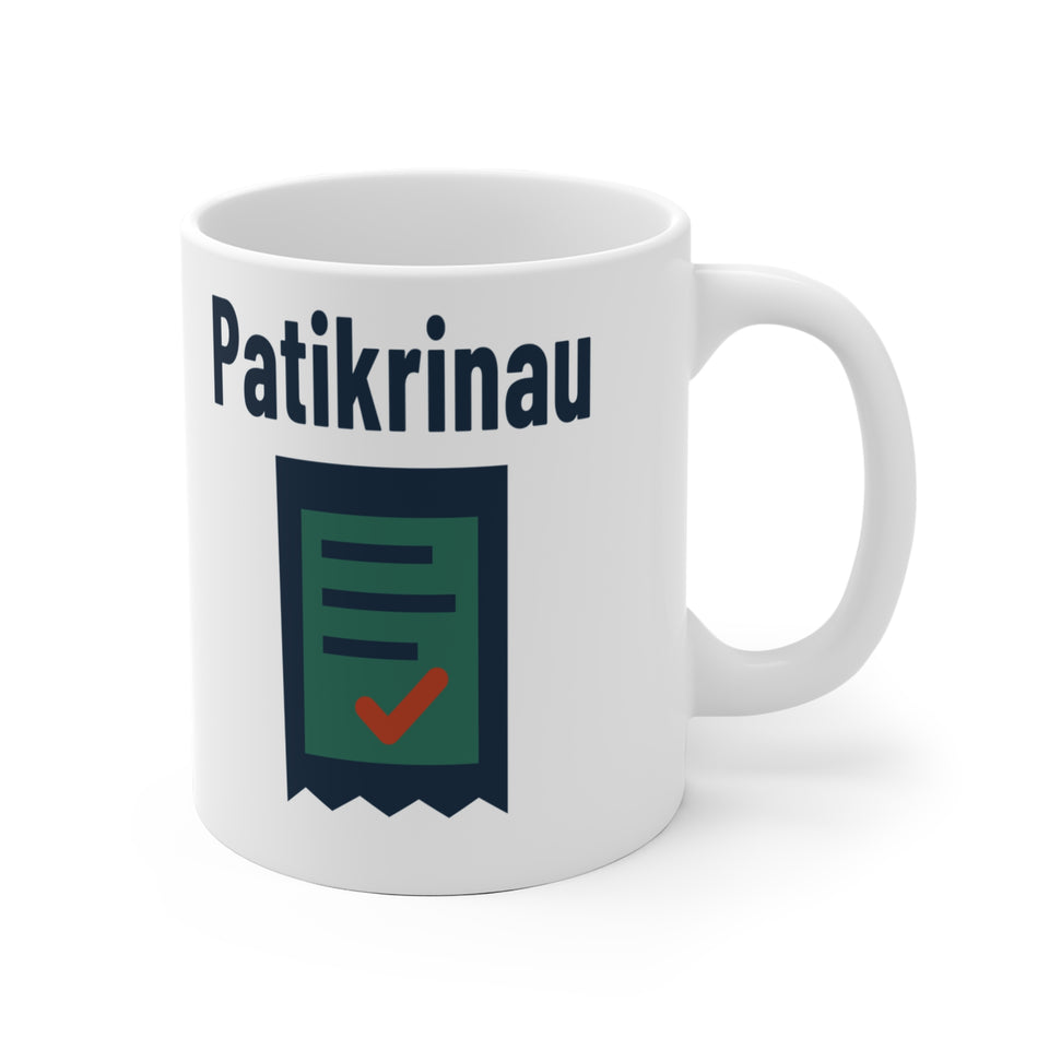 Patikrinau