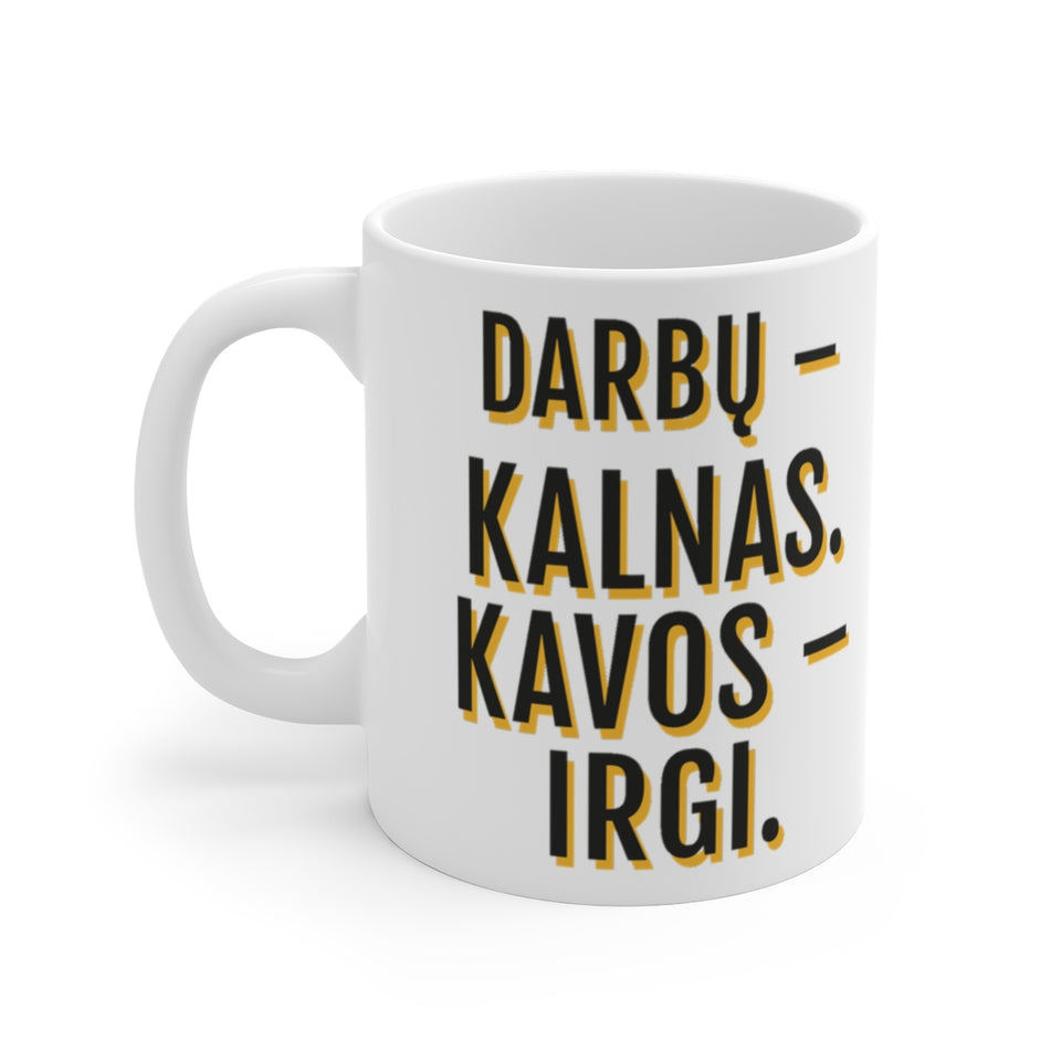 Planas darbams. Kalnas netrukdo.
