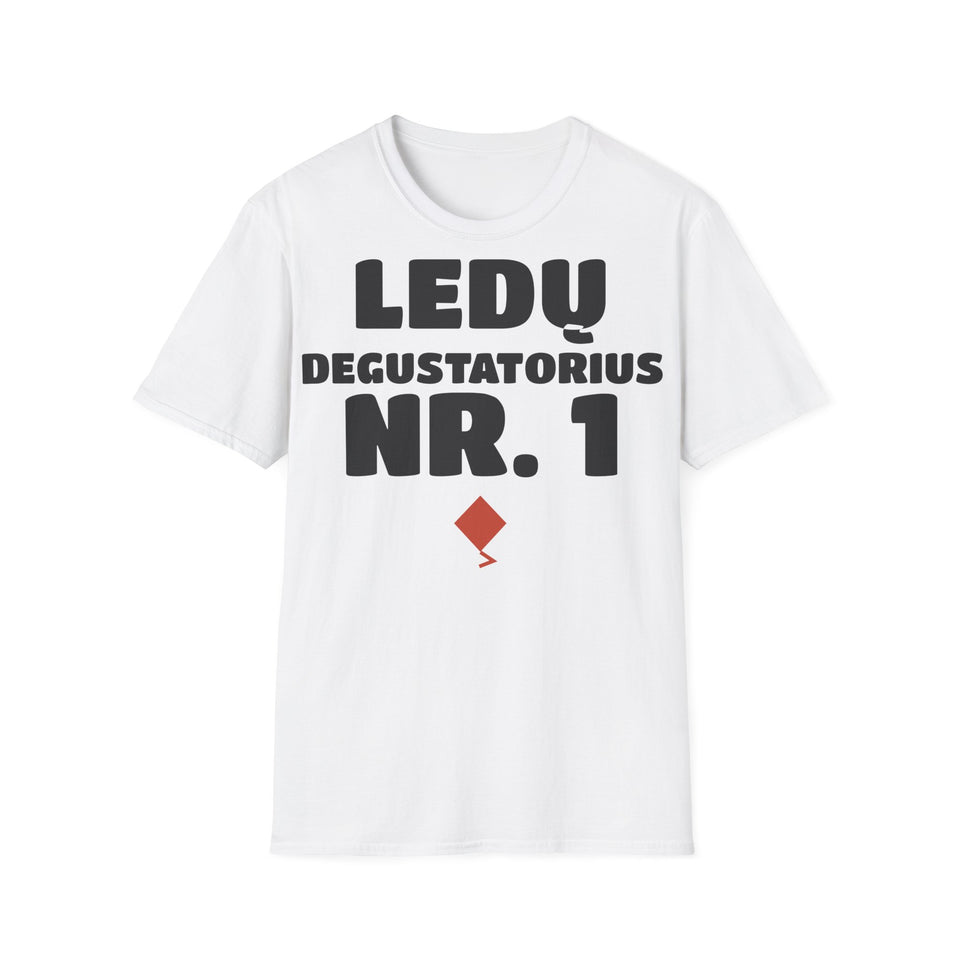 Ledų degustatorius nr. 1 — Marškinėliai, spaudos pusė