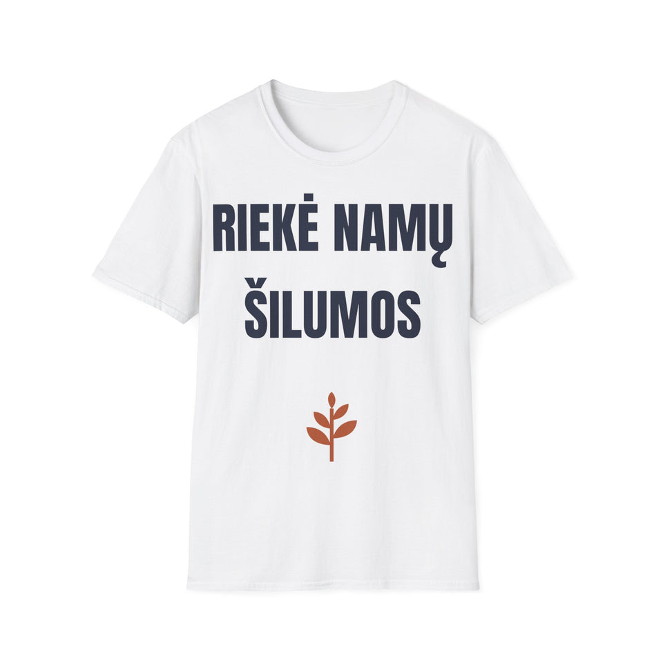 Riekė namų šilumos — Marškinėliai, spaudos vaizdas