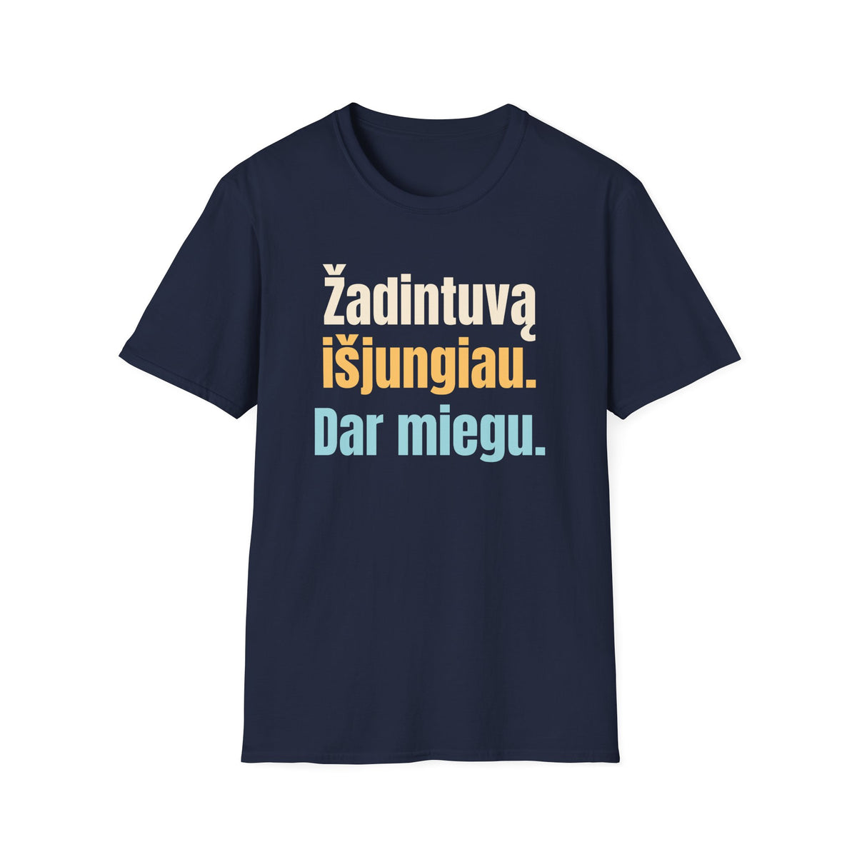Žadintuvą išjungiau. Dar miegu.