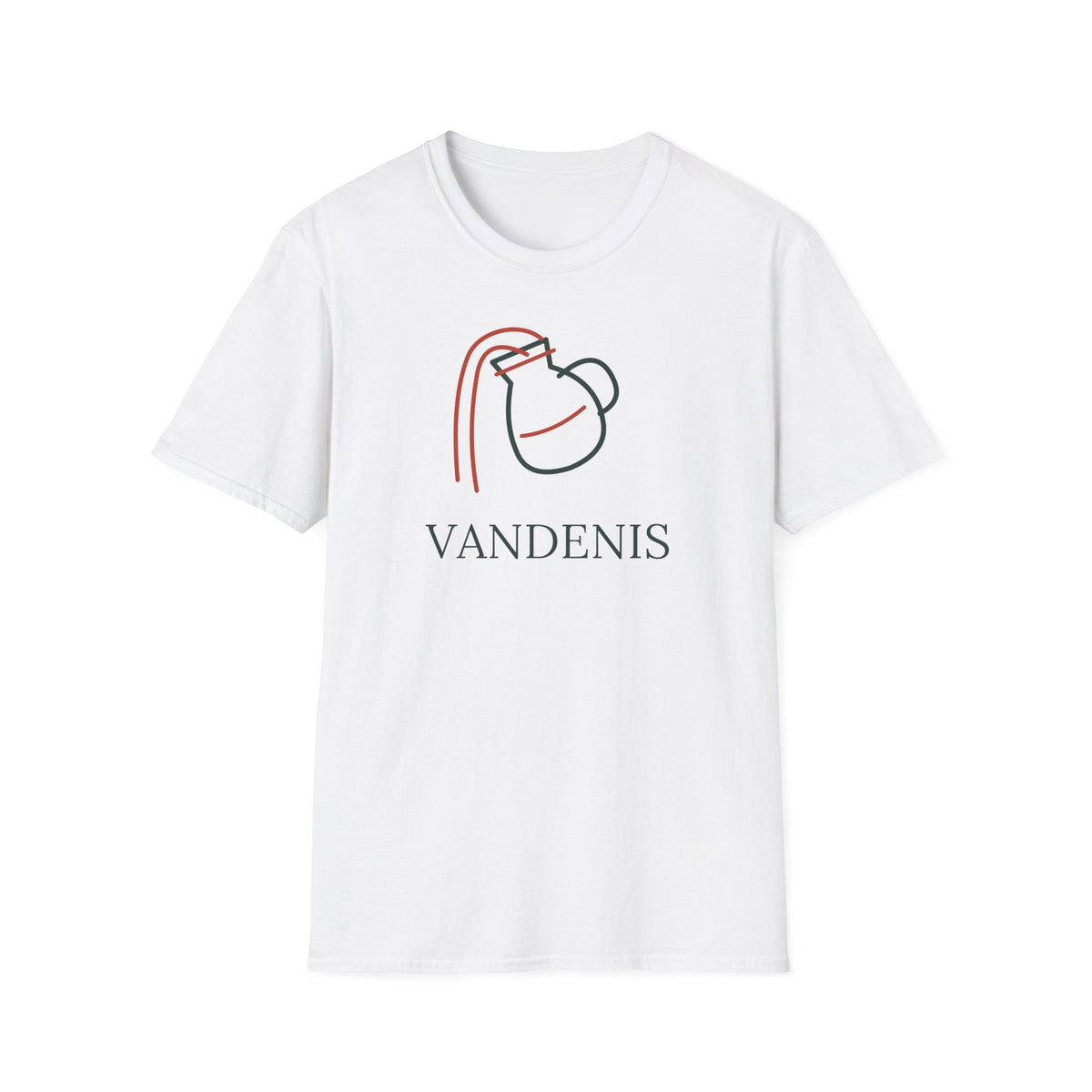 Marškinėliai „Vandenis“ – Gildan 64000 gaminio vaizdas 1