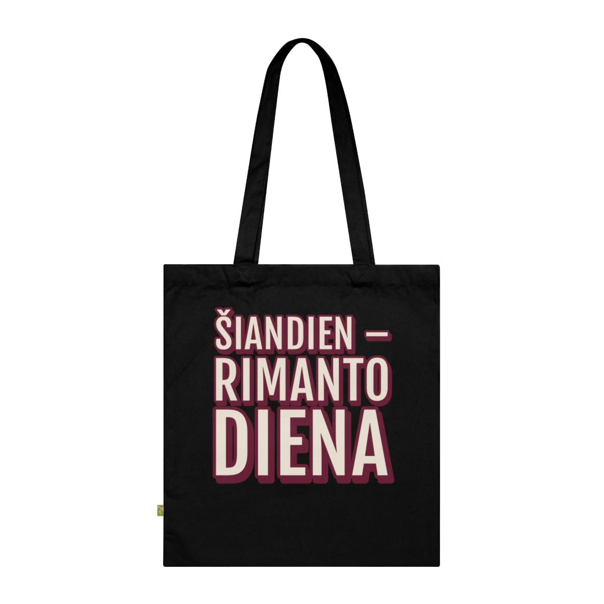 Krepšys „Šiandien – Rimanto diena“ – juoda