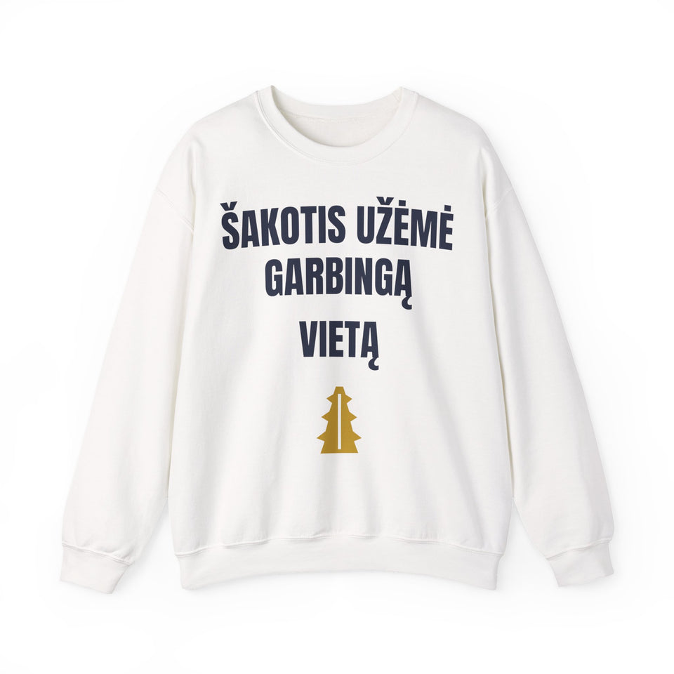 Šakotis užėmė garbingą vietą — Džemperis, spauda priekyje