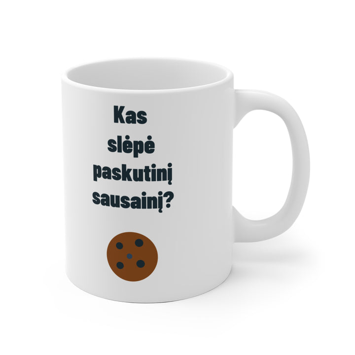 Kas suvalgė paskutinį sausainį?