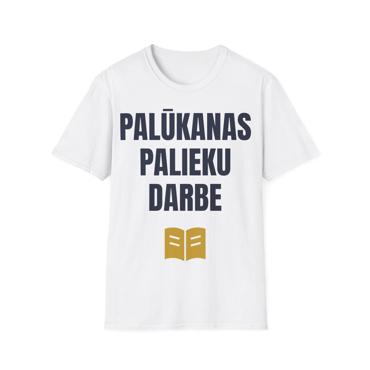 Palūkanas palieku darbe — Marškinėliai, spauda priekyje