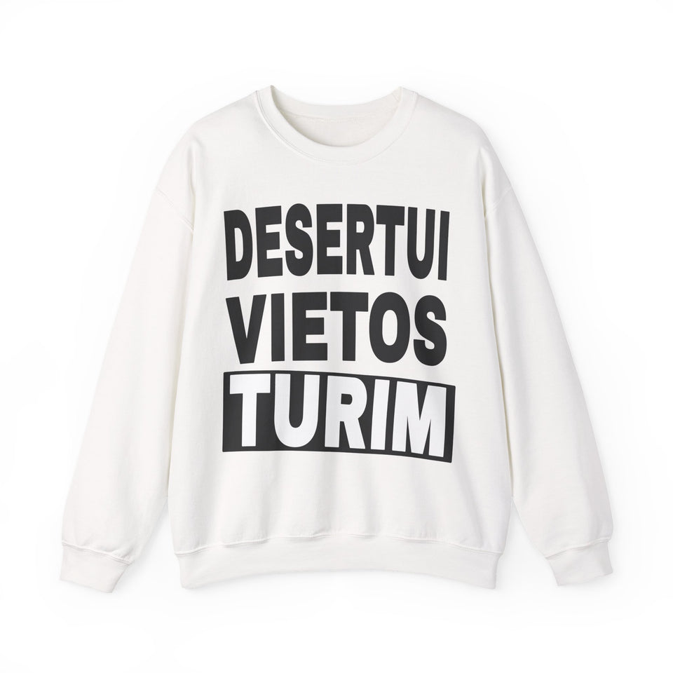 Desertui vietos turim.