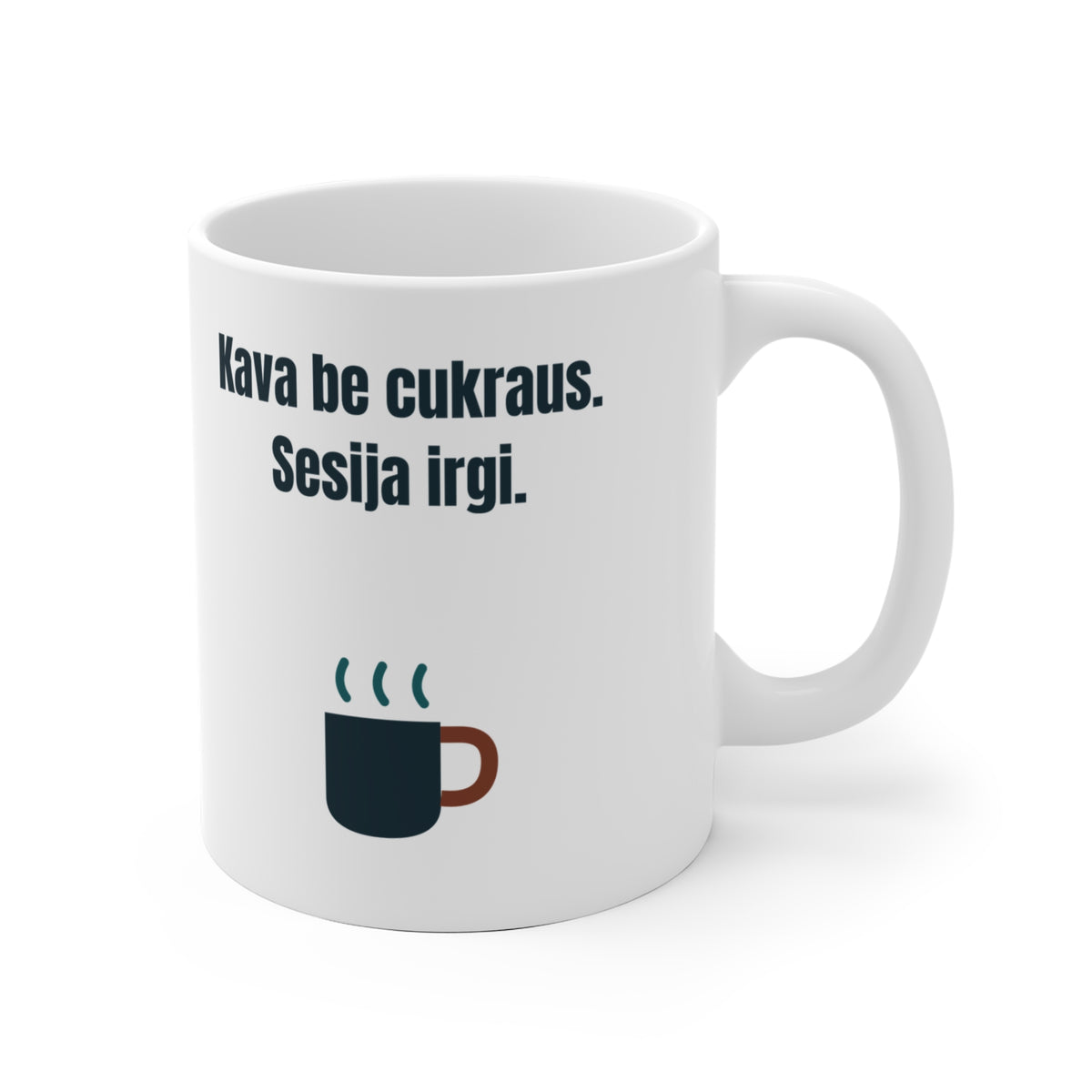 Kava be cukraus. Sesija irgi.
