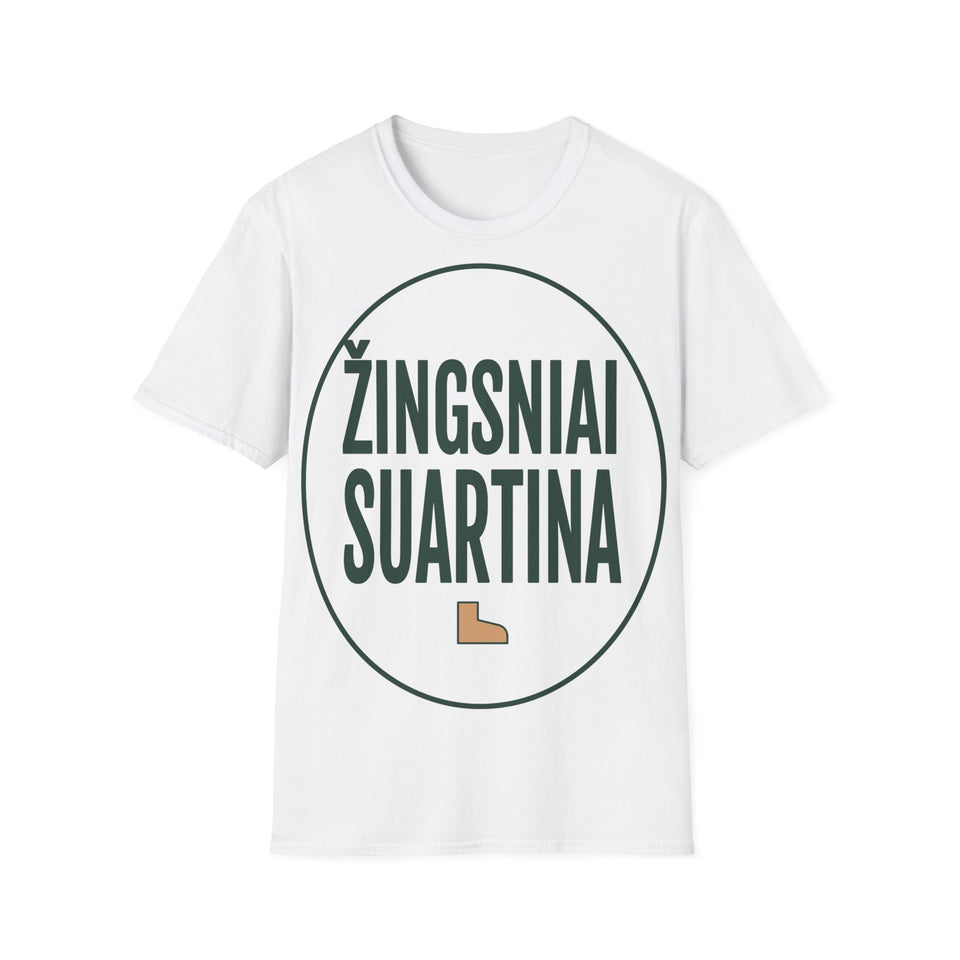 Žingsniai suartina.