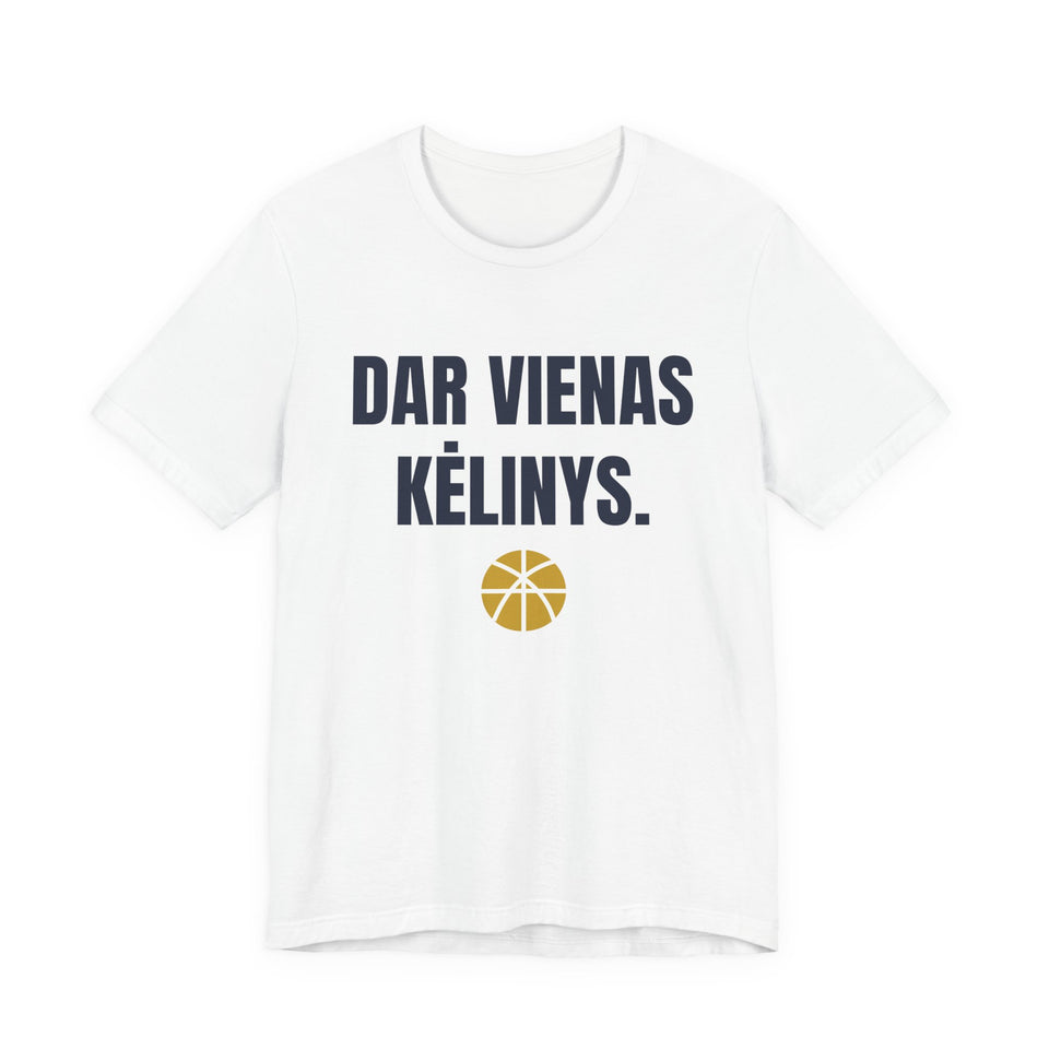 Dar vienas kėlinys. — Marškinėliai, spaudos pusė