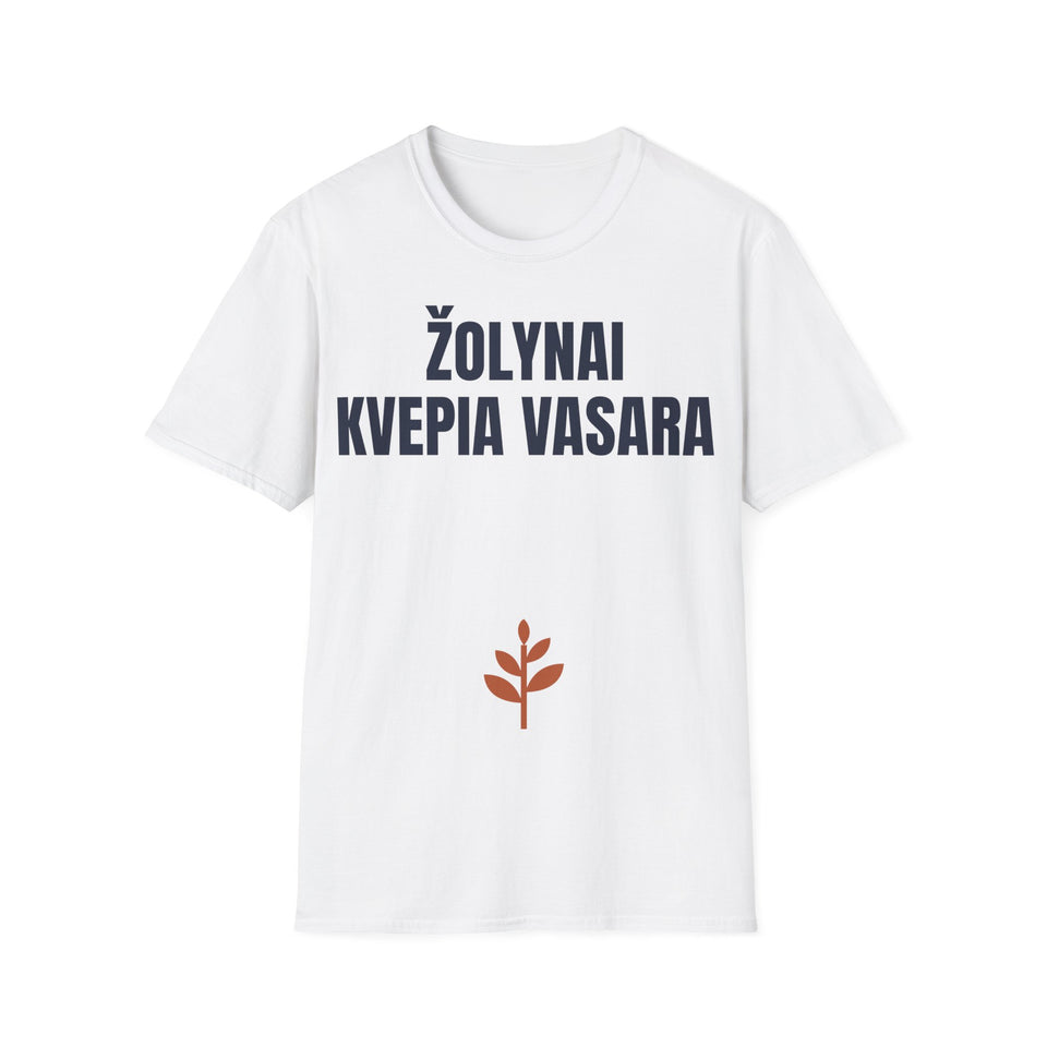 Žolynai kvepia vasara — Marškinėliai, spaudos vaizdas
