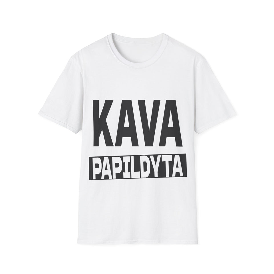 Kava papildyta.