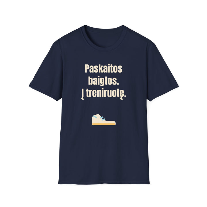 Paskaitos baigtos. Į treniruotę.