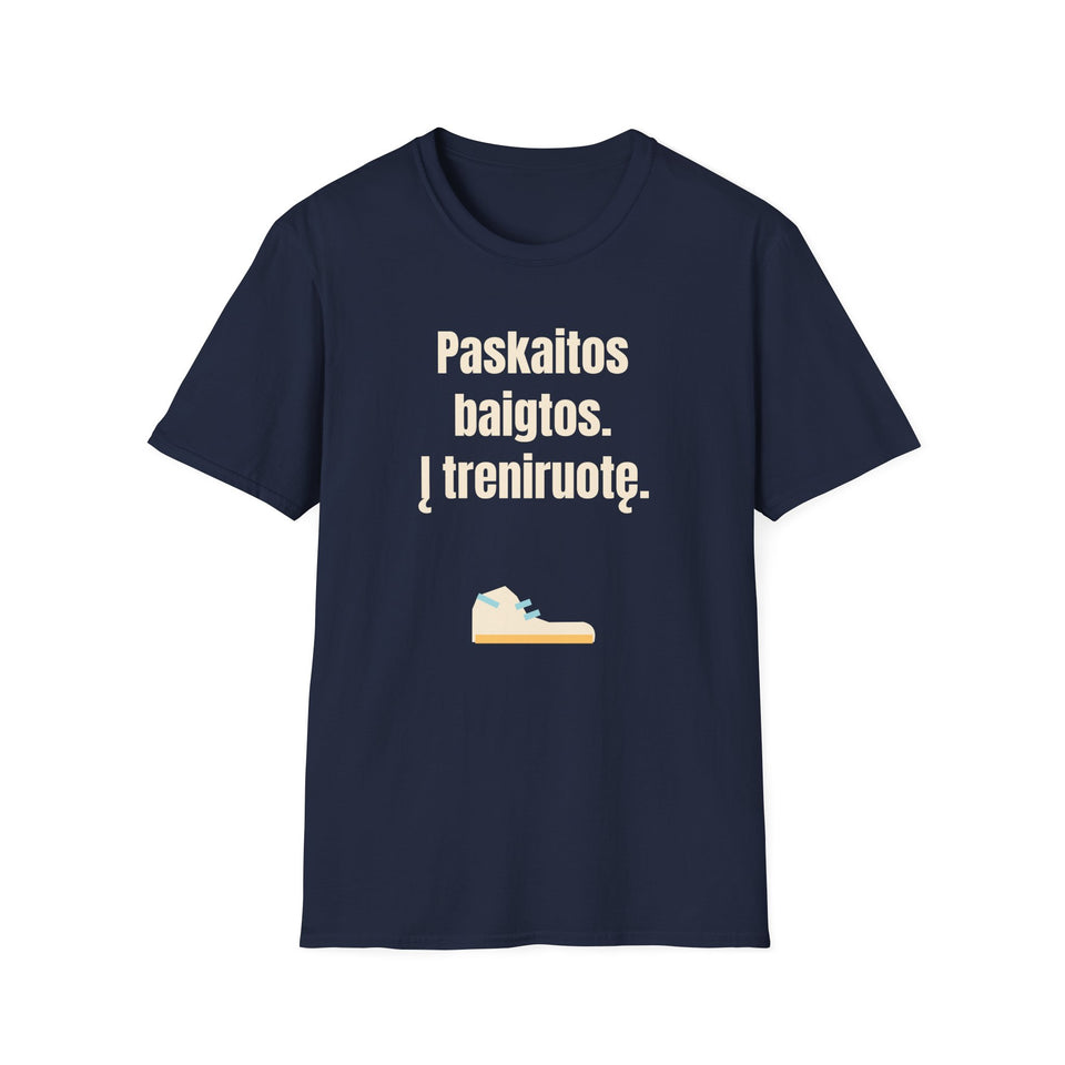 Paskaitos baigtos. Į treniruotę.