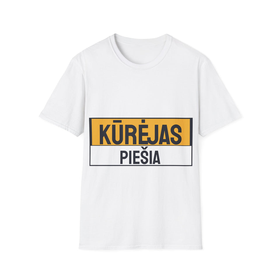 Kūrėjas piešia.