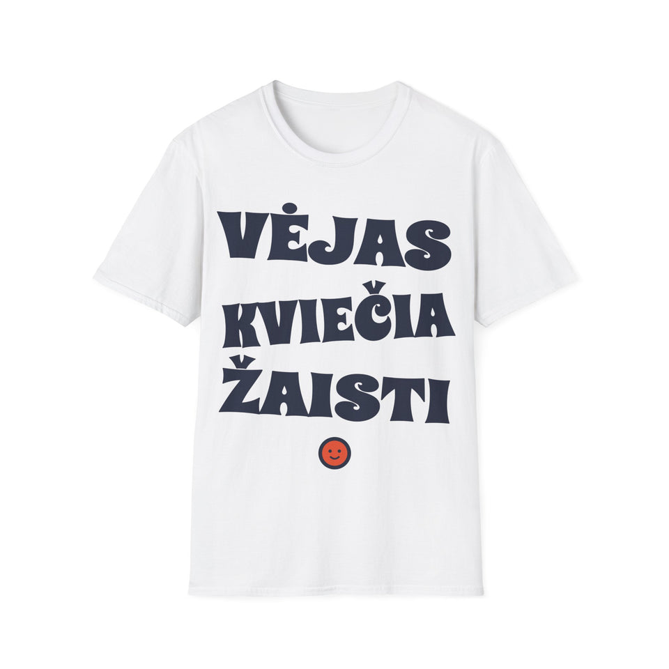 Vėjas kviečia žaisti.