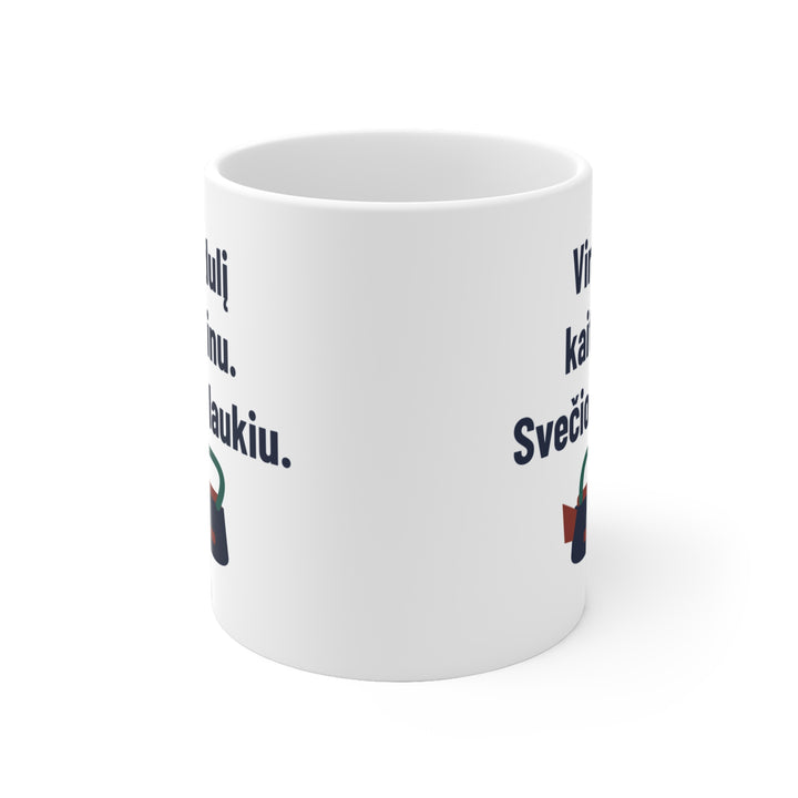 Virdulį kaitinu. Svečio laukiu.