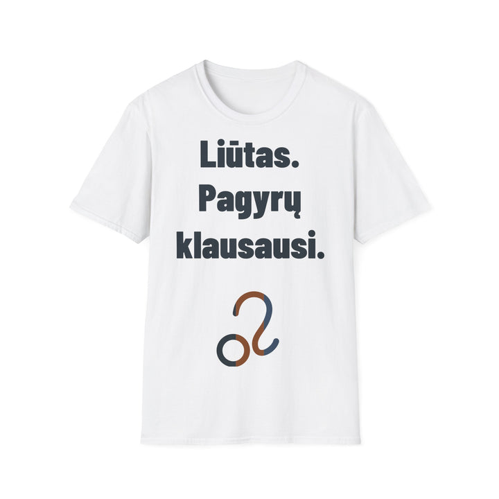 Liūtas. Pagyrų klausausi.