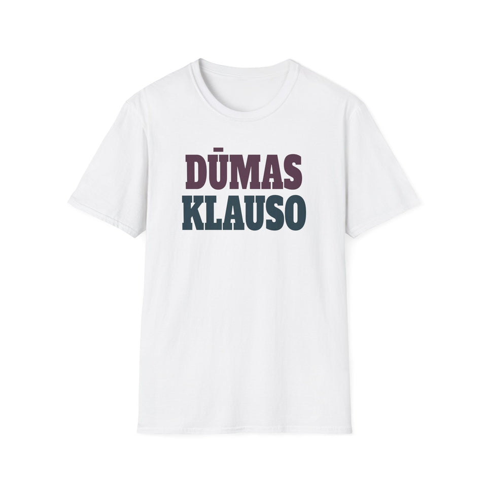 Marškinėliai „Dūmas klauso“ — gaminio maketas 1