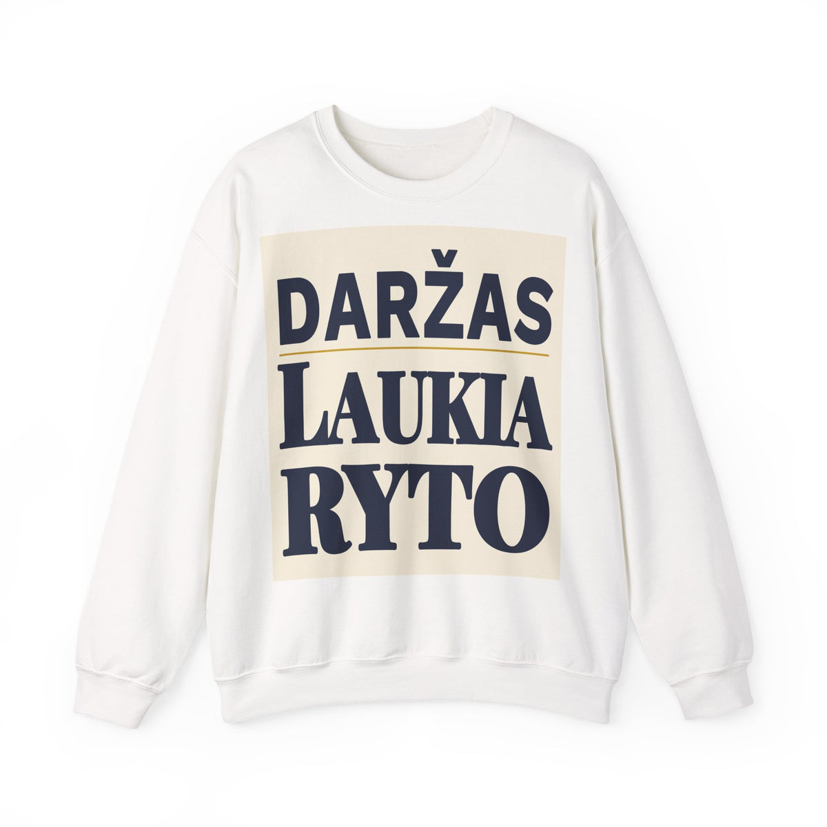 Daržas laukia ryto.