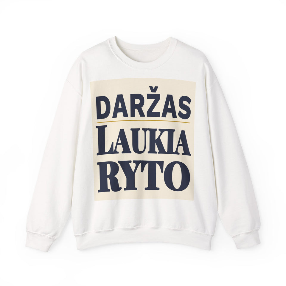 Daržas laukia ryto.