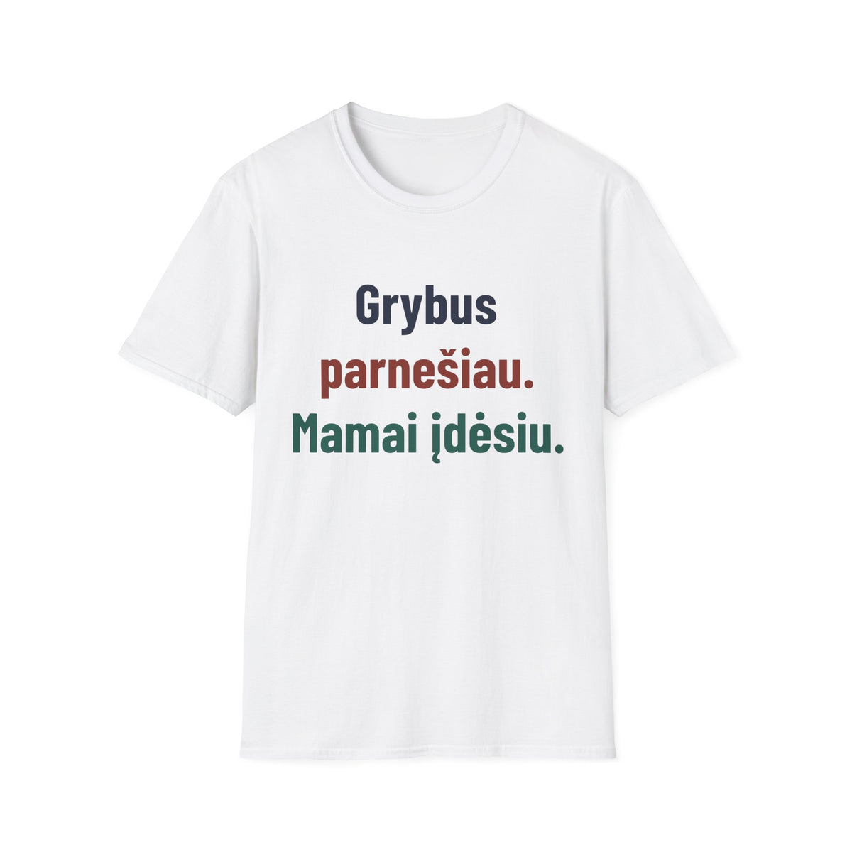 Grybus parnešiau. Mamai įdėsiu.