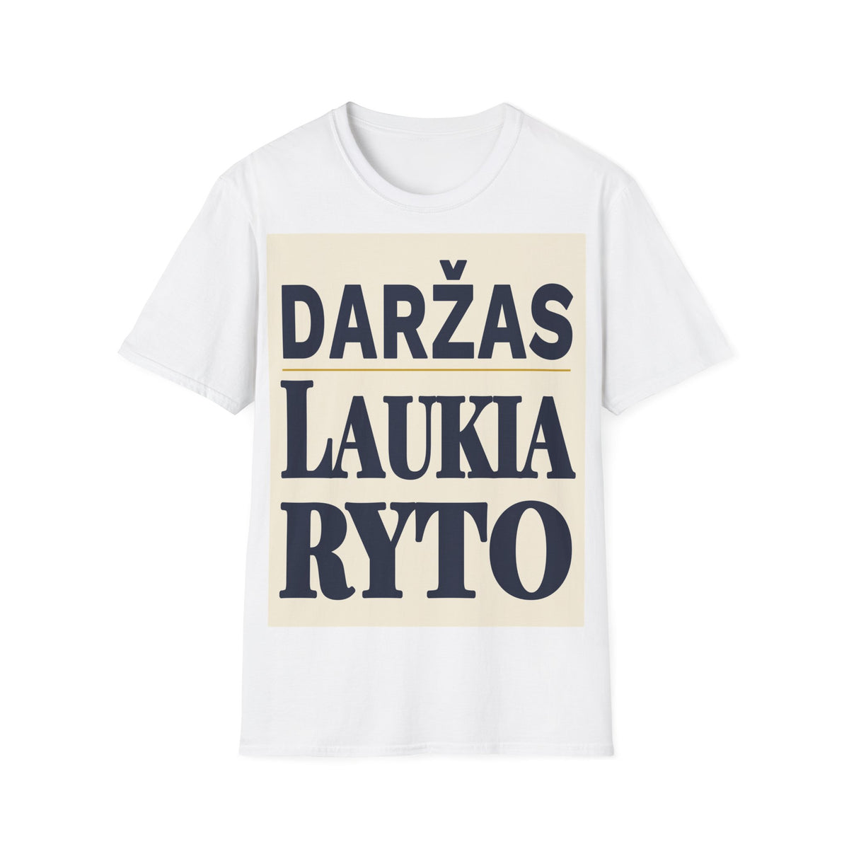 Daržas laukia ryto.