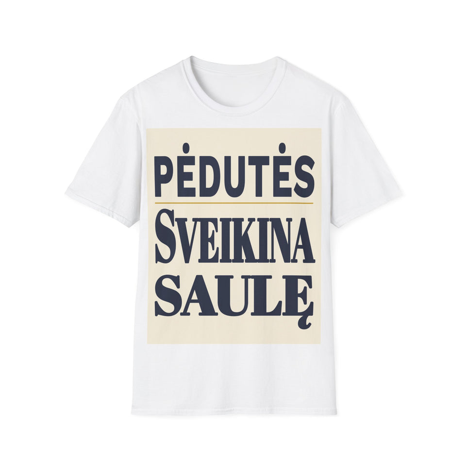 Pėdutės sveikina saulę.