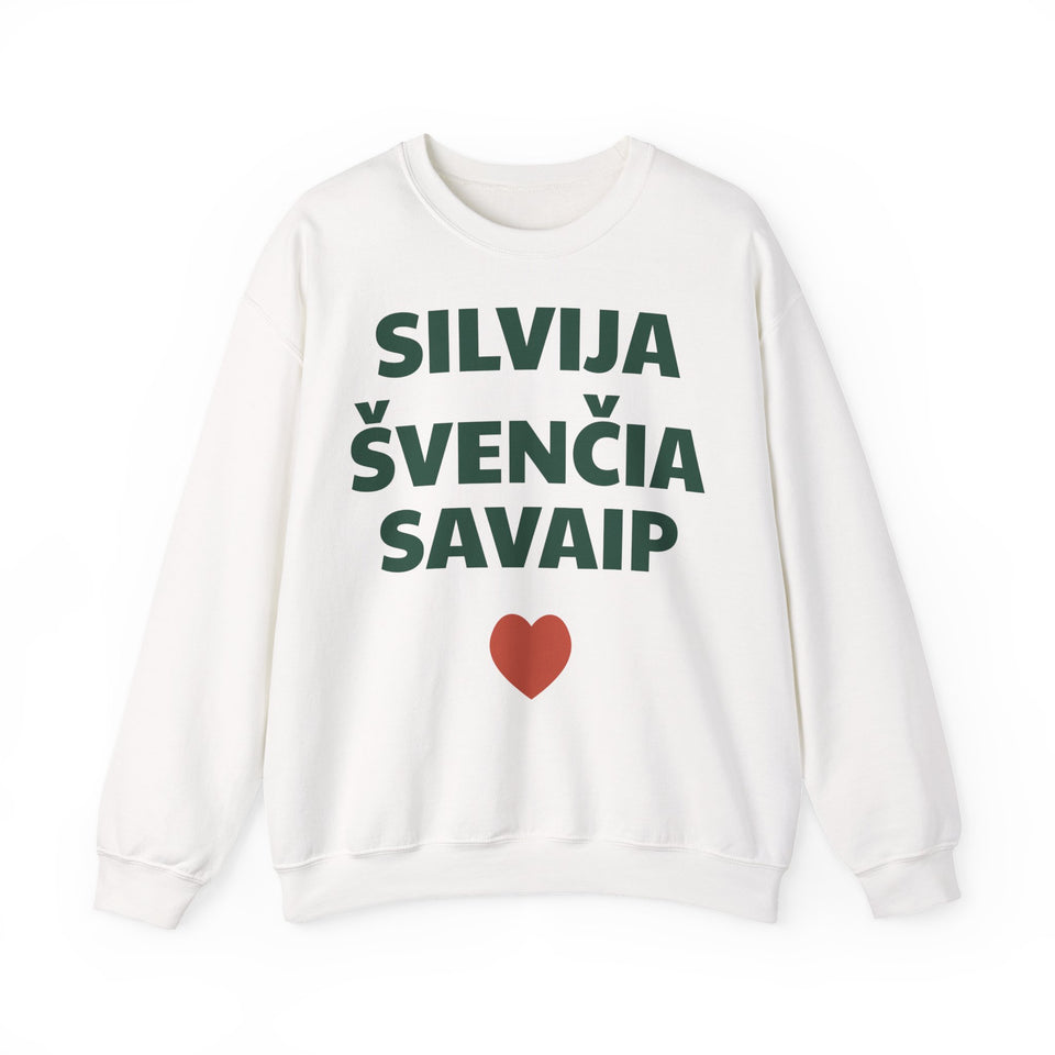 Silvija švenčia savaip — Džemperis, spauda priekyje