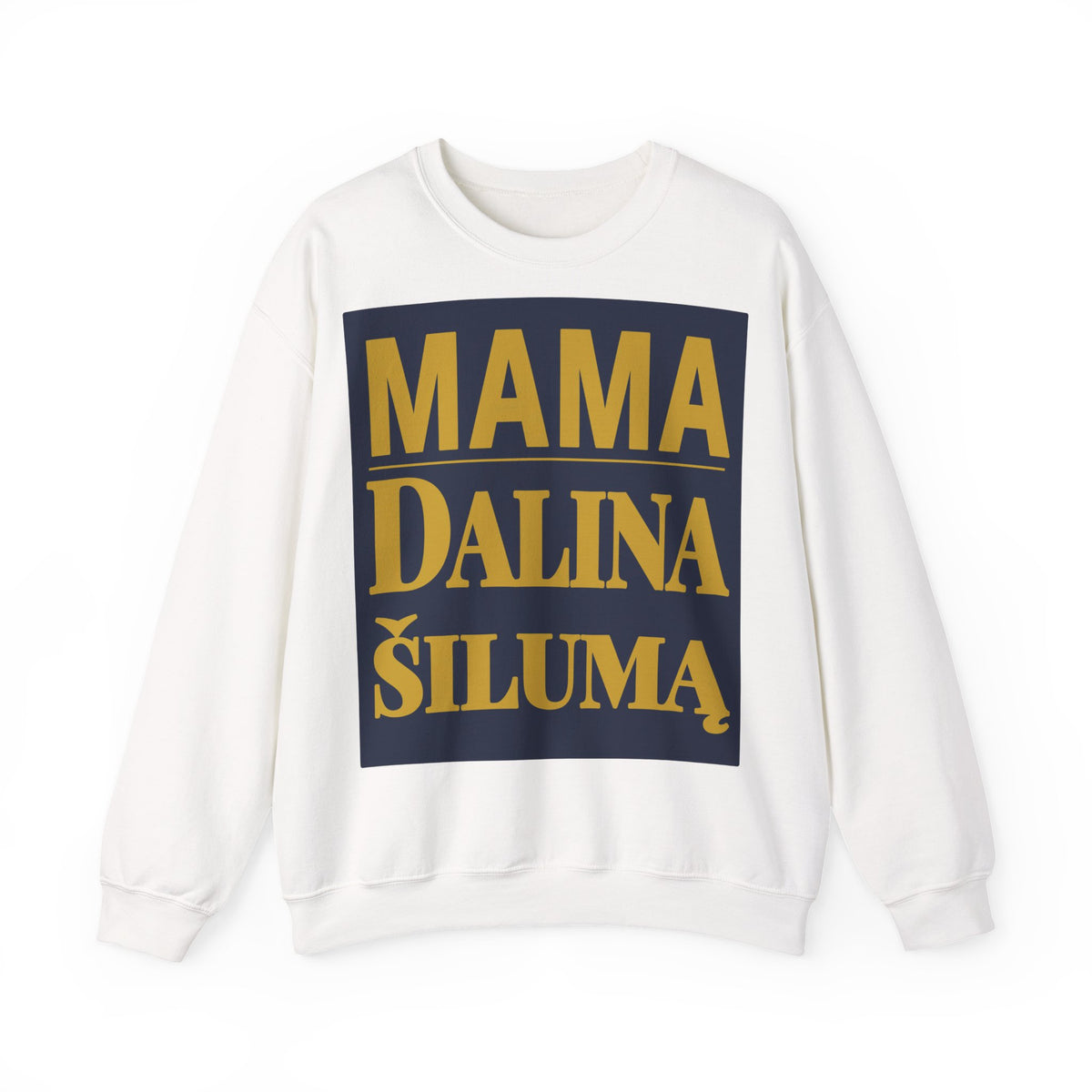 Mama dalina šilumą.