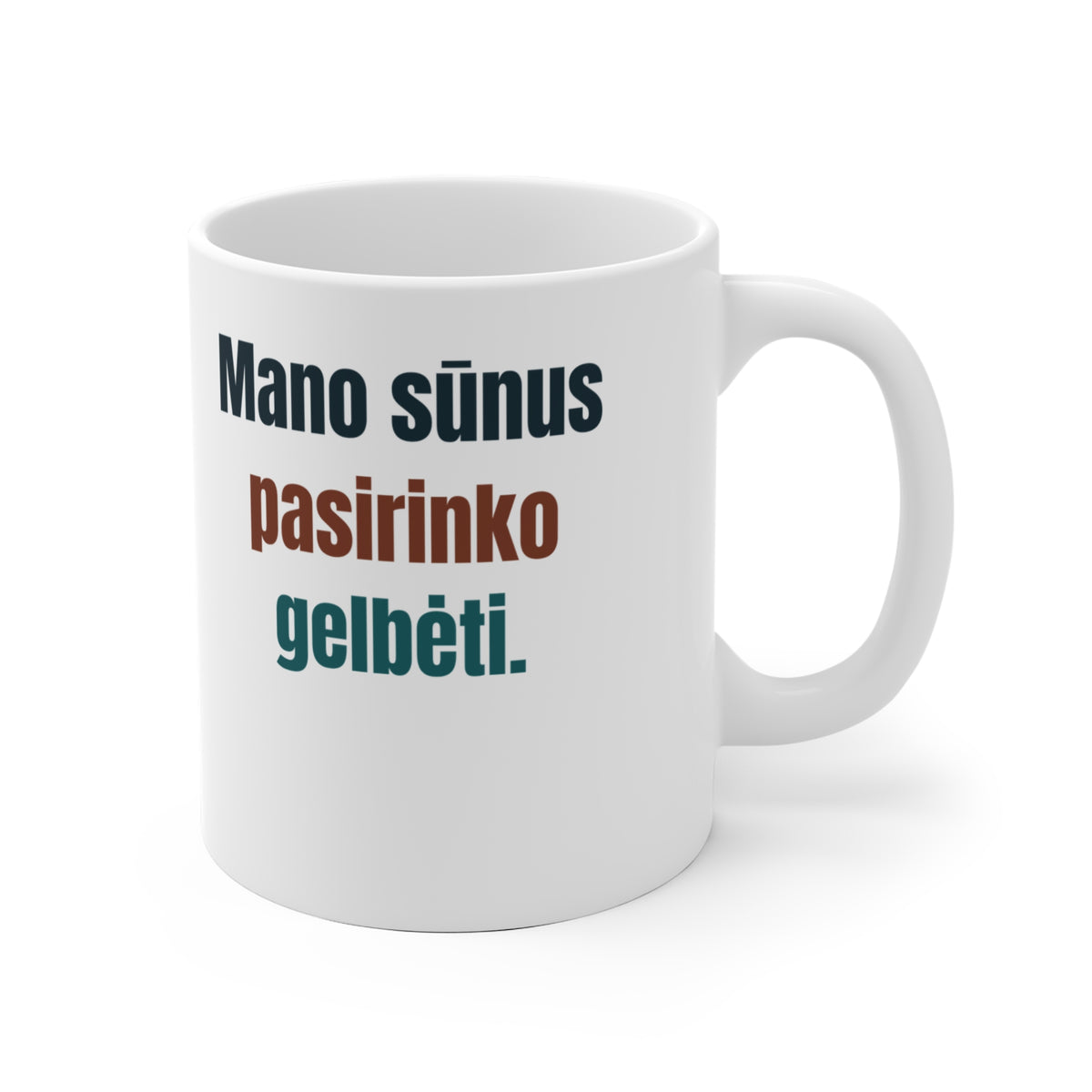 Mano sūnus pasirinko gelbėti.