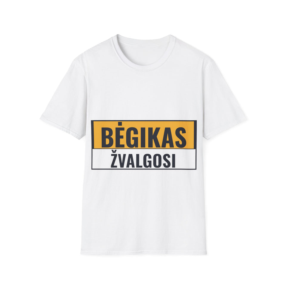 Bėgikas žvalgosi.